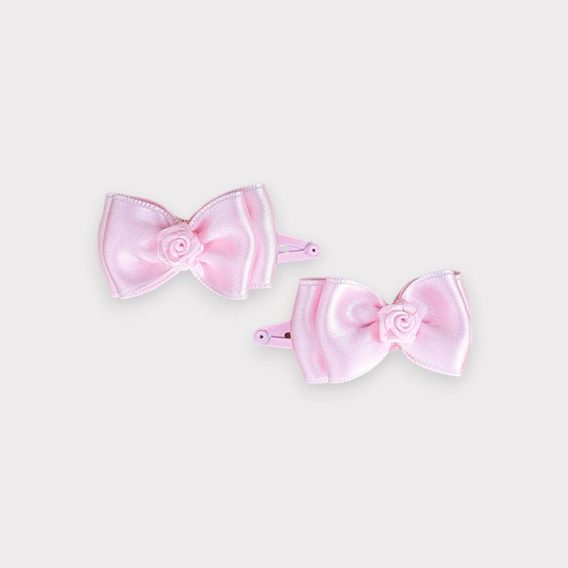 Ranita clip doble lazo raso