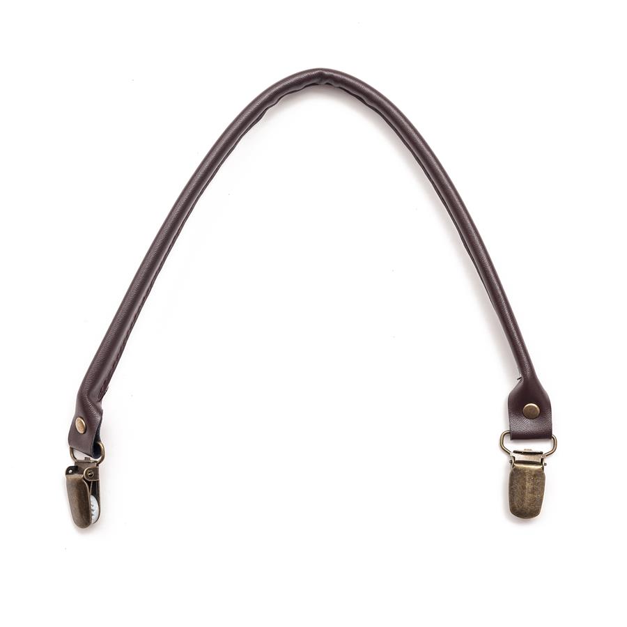 Asa polipiel con pinza bronce