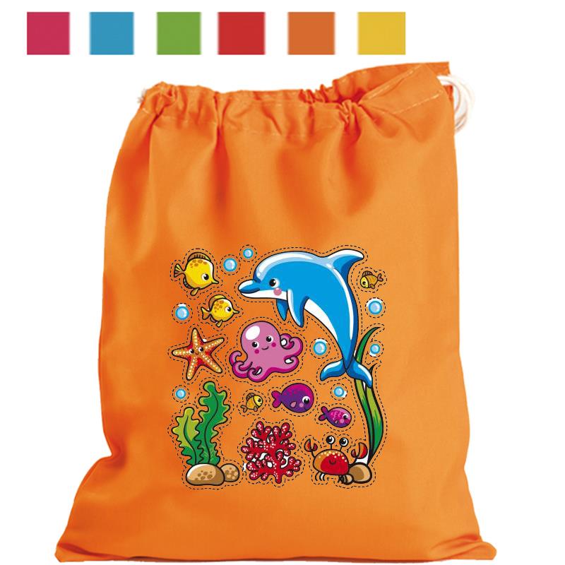 Bolsa ropita lisa estampada - 6 unid. | BL0105 | BACK TO SCHOOL