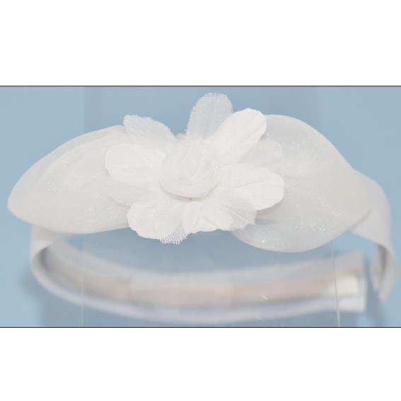 Diadema forrada comunión 1 cm.