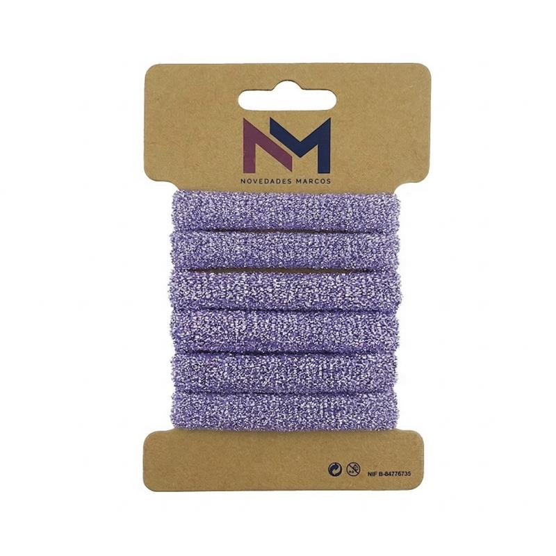 Coletero n. 3 - 4,5 cm. lurex - purpurina