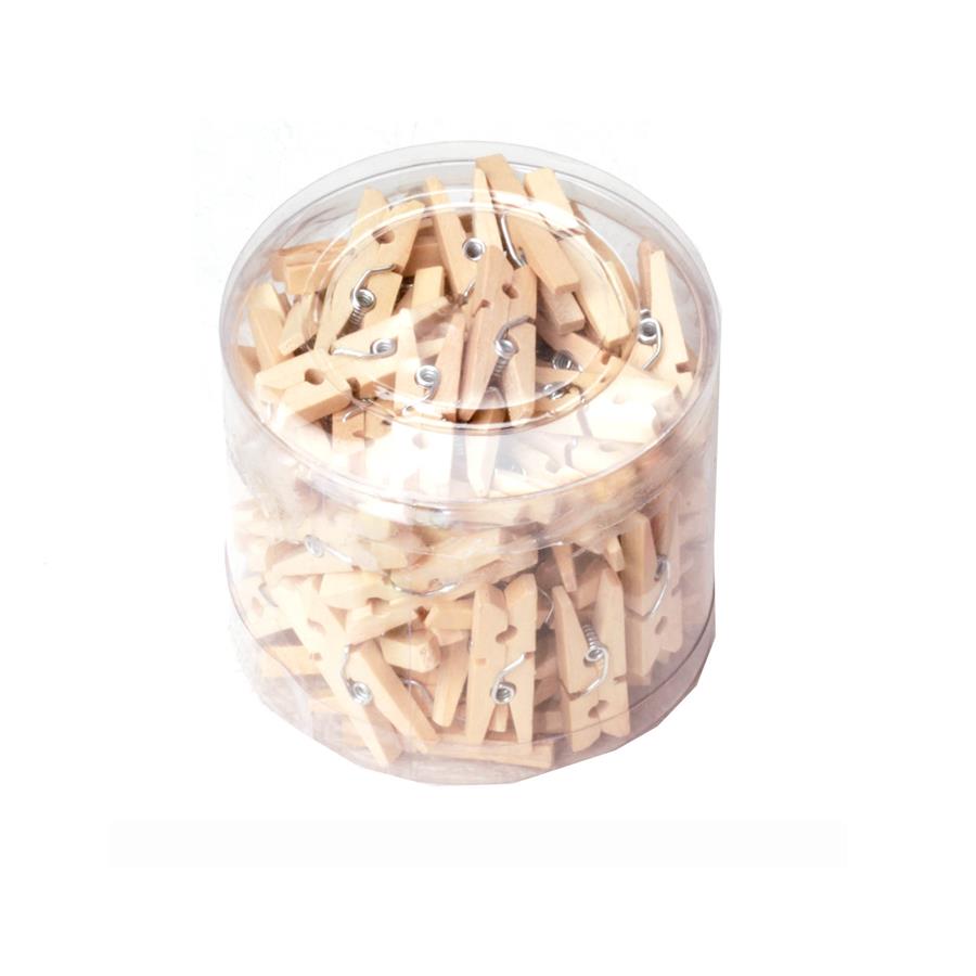 Pinzas mini madera 3 cm