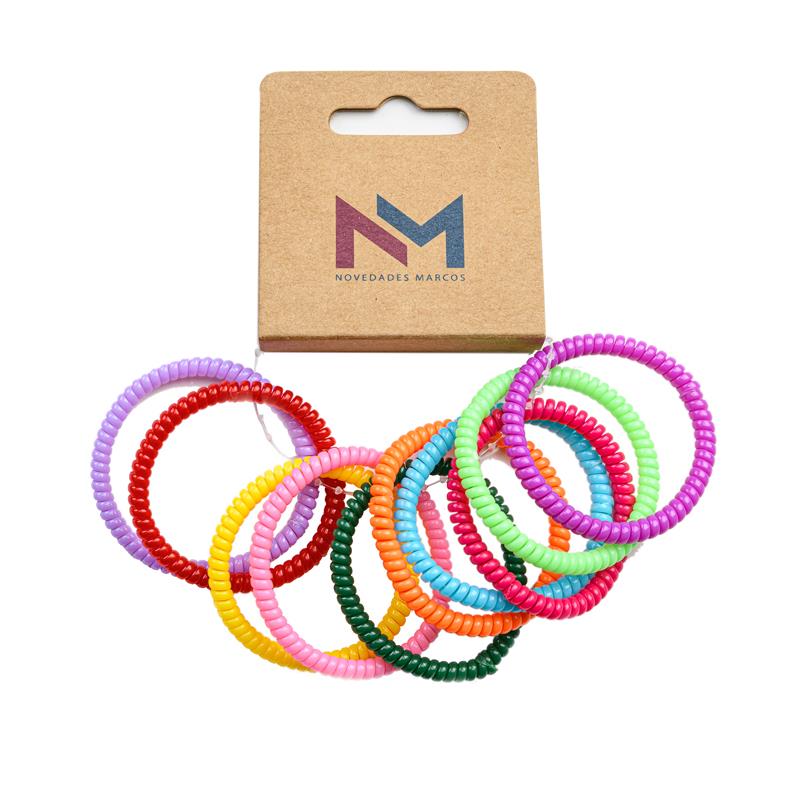 Coletero espiral mini - Tono claro - 60 unid.      