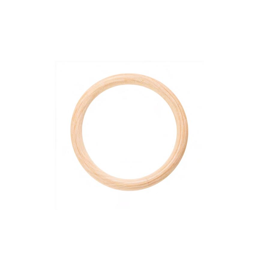 Aro madera natural 4.5 cm. - 20 unid.           
