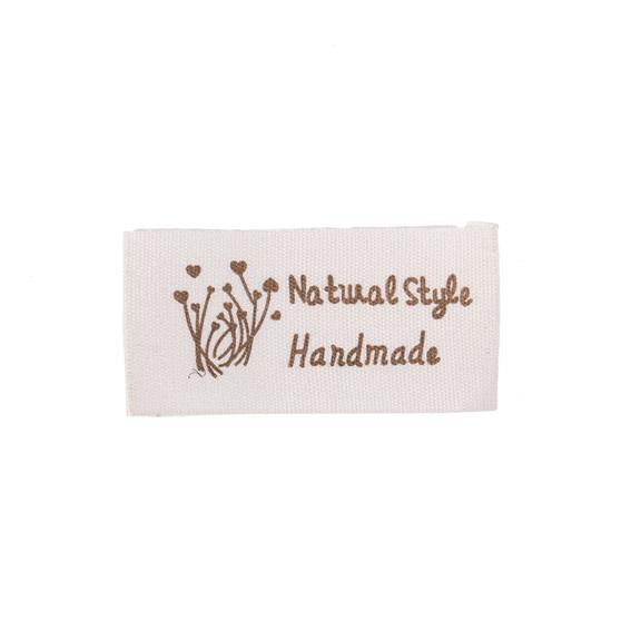 Etiqueta tela para coser - Handmade - 50 unid.  | FR7004