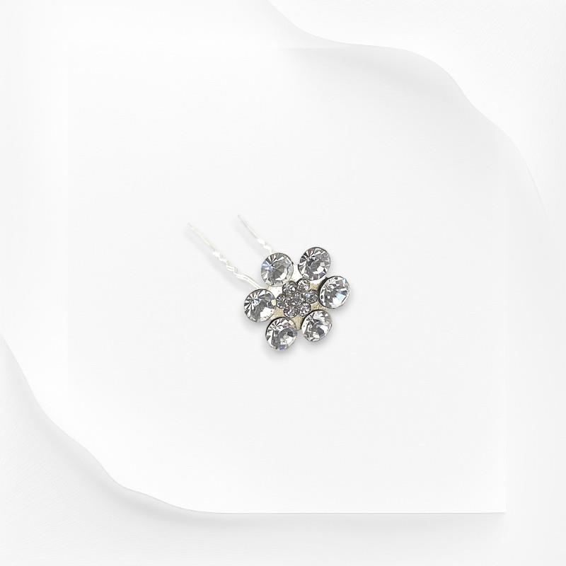 Horquilla fantasía strass 2 cm.