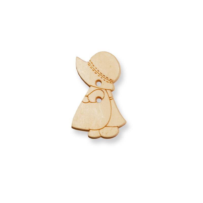 BOTÓN MADERA - CAMPESINA  | FR0152