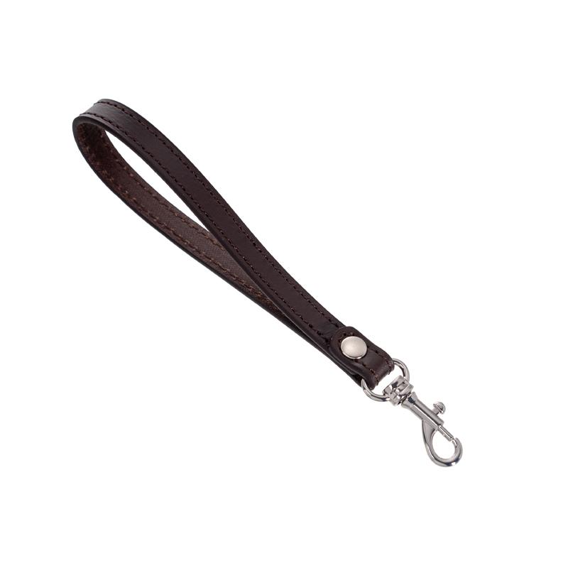 Tirador de Cuero con Mosqueton  Varios Colores Artesanales