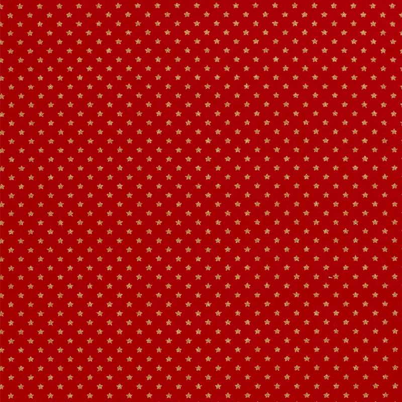 Tela algodón navidad - Rojo