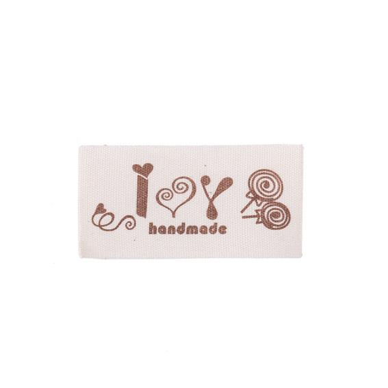 Etiqueta tela para coser - Handmade - 50 unid.  | FR7003