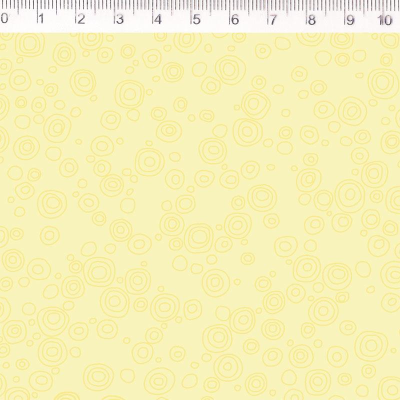 Tela algodón estampada - Bubble - Amarillo - B-FM