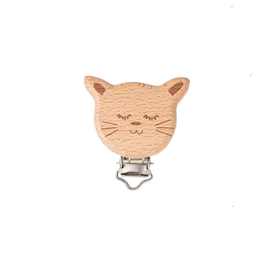 PINZA NIQUEL GATO MADERA 