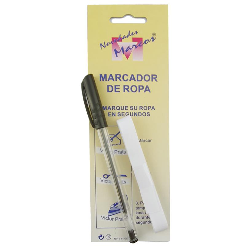 MARCADOR DE ROPA CINTA Y BOLIGRAFO