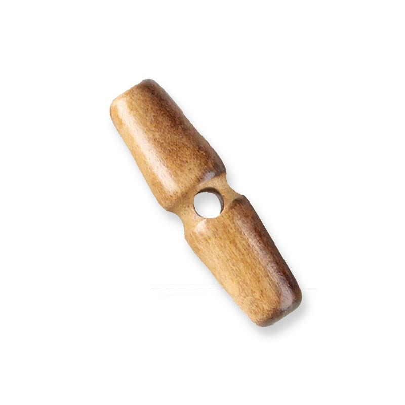 Botón trenka madera 4.5 cm. - 24 unid. 