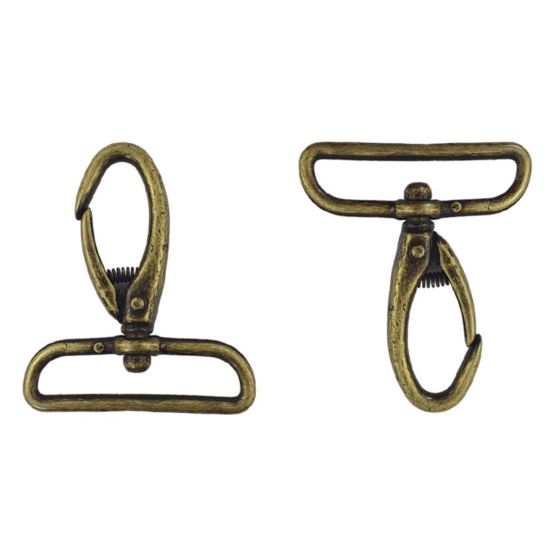 Mosqueton metal 4 cm. - Oro Viejo