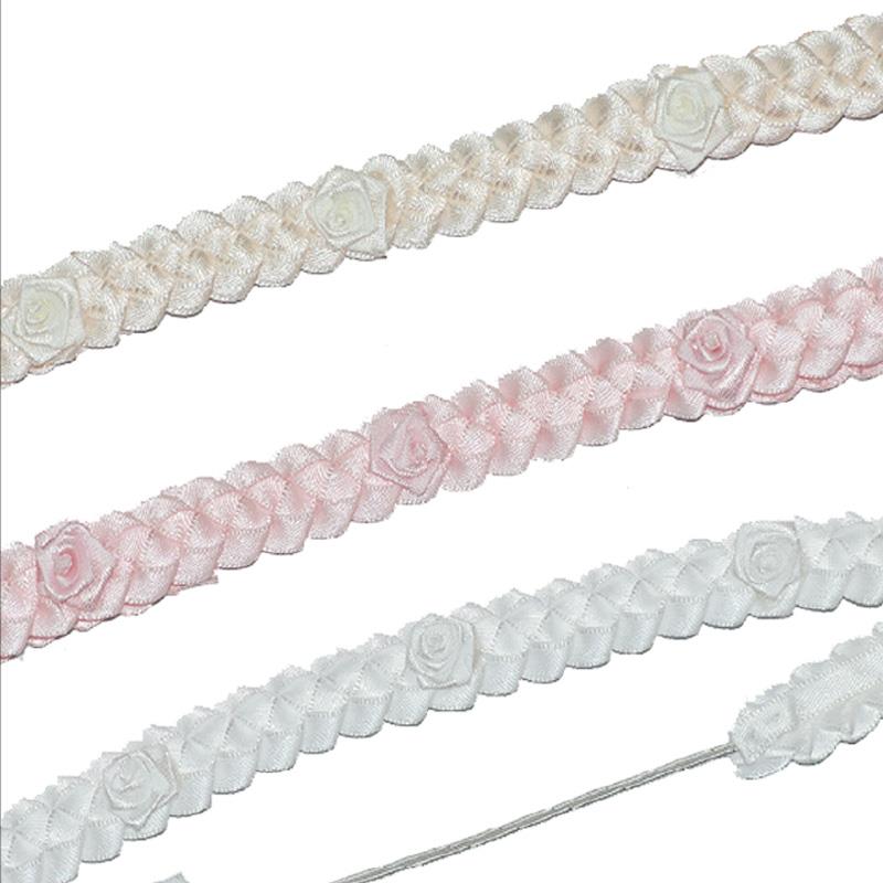 Diadema trenzada con goma