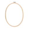 Bastidor aro ovalado bamboo bordar 25 X 30 cm. - 5 unid. | FR2041