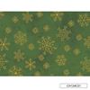 Tela algodón Navidad Copos - Nv - 23 - Verde - B-Fernando Maluhy - 1 metro      | CH124C01