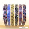 Diadema plastico ancha estampado étnico - 12 unid.       | DI0172