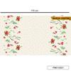 Tela Sarga digita Navidad MANTELES - Nv - 23 - Flores - B-Fernando Maluhy - 1 metro   | PM010S01
