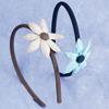 DIADEMA GROSGRAIN FLOR PICOS  | DI0081
