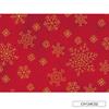 Tela algodón Navidad Copos - Nv - 23 - Rojo - B-Fernando Maluhy - 1 metro         | CH124C02