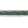 Cinta espiga rayas algodón 3 cm. - Verde - 15 metros       | MC2134-036 | CINTA RIGIDA ESPIGA RÚSTICA