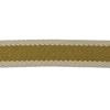 Cinta espiga rayas algodón 3 cm. - Mostaza - 15 metros  | MC2134-106 | CINTA RIGIDA ESPIGA RÚSTICA
