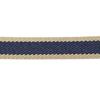 Cinta espiga rayas algodón 3 cm. - Marino - 15 metros  | MC2134-003 | CINTA RIGIDA ESPIGA RÚSTICA