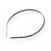Diadema metálica negra 5 mm. - 12 unid.  | 4287
