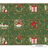 Tela algodón Navidad Cuadros - Nv - 23 - Verde - B-Fernando Maluhy - 1 metro             | CH120C01