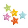 Botón plástico estrella  mm - 50 unid.  | FR1025