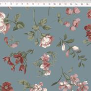 Tela algodón patchwork ROSES IN BLOOM - Azul - 1 metro    | 29051C02