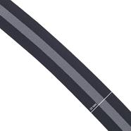 Cinta goma elástica 35 mm. - Negro-Gris - 1 metro | MC2135-001