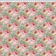 Tela algodón patchwork  SECRET GARDEN - Verde Menta - Millyta - 1 m.        | MV040C02