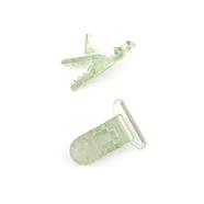 Pinza forma plástico chupetero - Verde Manzana - 5 unid.  | FR1083-2