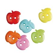 Botón plástico manzana - 28 - 50 unid.  | FR1030