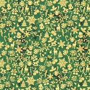 Tela algodón navidad - Verde botella - 1 metro | TX22704-025