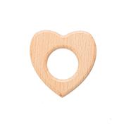 Forma madera natural corazón - 5 unid.     | FR2078