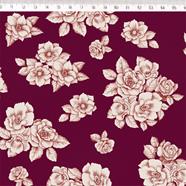 Tela algodón Provenzal- Granate - B-FM - 1 m.    | 29104C01