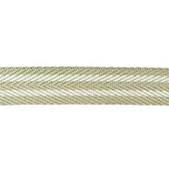 Cinta espiga rayas algodón 3 cm. - Beige - 15 metros  | MC2097-006