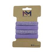 Coletero n. 3 - 4,5 cm. lurex - purpurina - 4 blister x 4 unid. - 16 unid. | CL0368 | COLETERO NUMERO 3