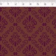 Tela algodón Provenzal- Granate - B-FM - 1 m.    | 29052C04