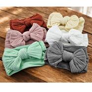 Turbante 9 cm. + lazo  - Tonos claros -  6 unid.  | TU0238