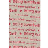 Arpillera estampada Christmas 50 x 50 cm. - 6 unid.  | TX0197