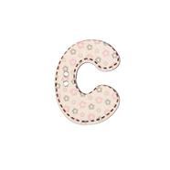 Botón madera - Letra C - 24 unid. | FR2011-00C | ABECEDARIO BOTÓN MADERA