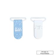 Pinza forma plástico chupetero - Boy Celeste - 5 unid. | FR1082-15