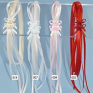 DIADEMA RÍGIDA FORRADA 1 CM. LAZO CON FLOR  | DI0099