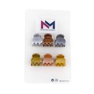 Pinza pulpo 1.5 cm. metalizada - 36 unid.  | PA0131