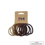 Coletero goma cordón grueso - Tonos marrones - 144 unid. | CL0363